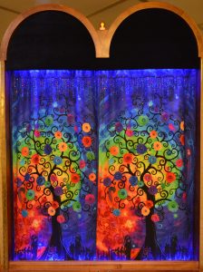 New curtains for the Ark or Aron HaKodesh